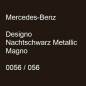 Preview: Mercedes-Benz, Designo Nachtschwarz Metallic Magno, 0056 / 056.